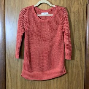 Summer sweater salmon color